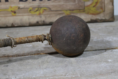 19th century strongman's dumbbells