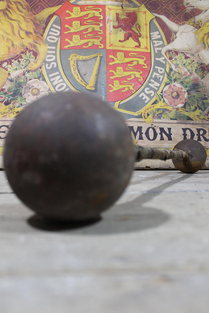 19th century strongman's dumbbells