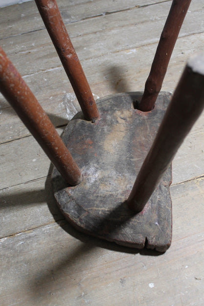 Early 19th century west country stool