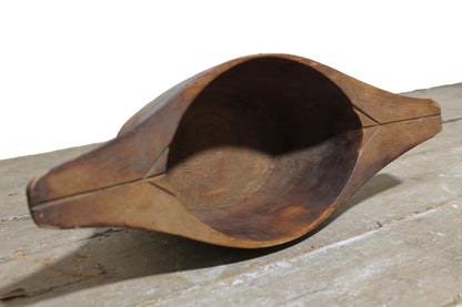 19th century British naval bicorn hat block from a Manchester makers