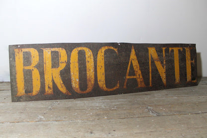 Early 20th century French Brocante sign