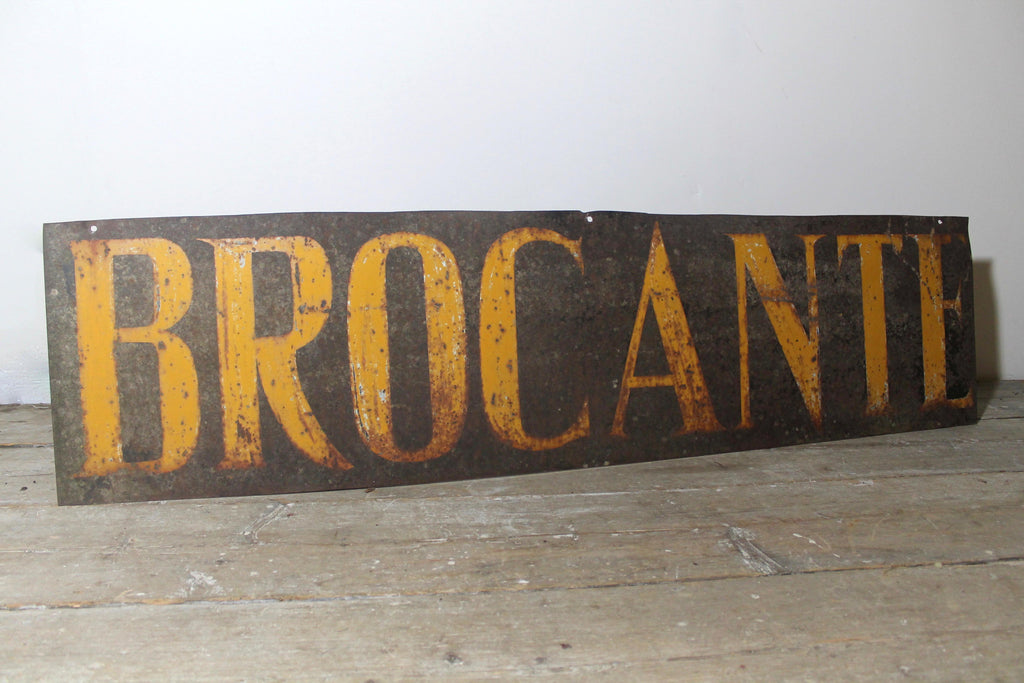 Early 20th century French Brocante sign