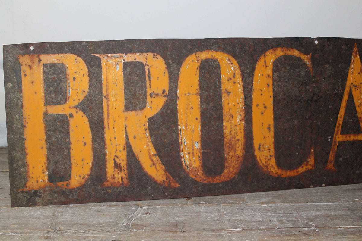 Early 20th century French Brocante sign