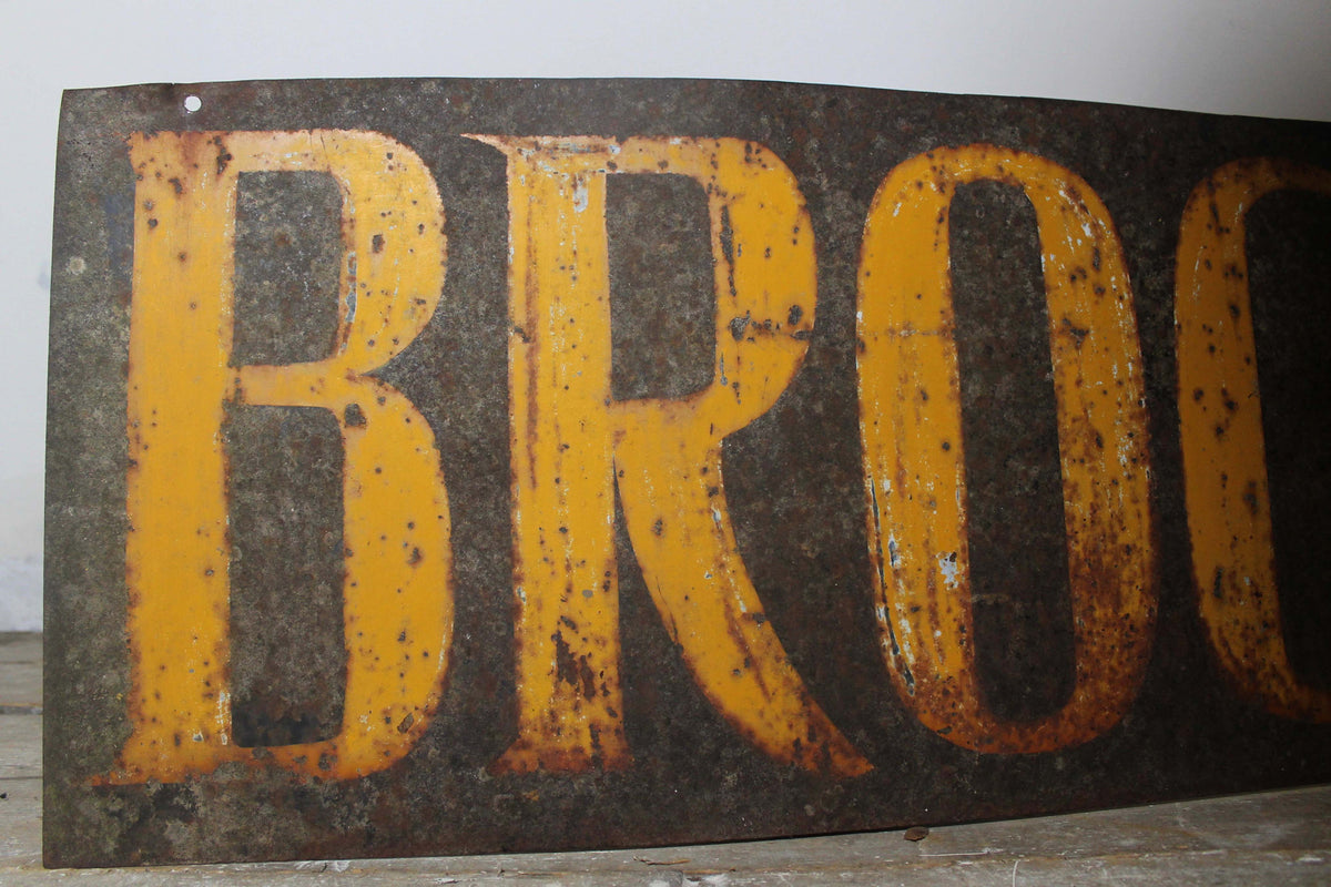 Early 20th century French Brocante sign