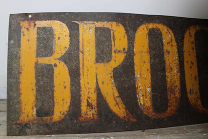 Early 20th century French Brocante sign