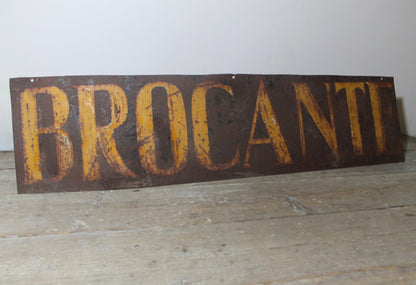 Early 20th century French Brocante sign
