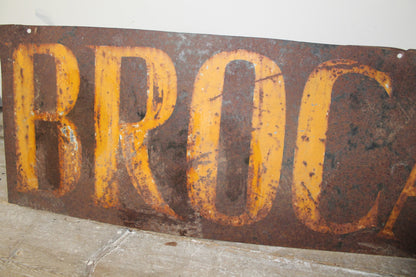Early 20th century French Brocante sign