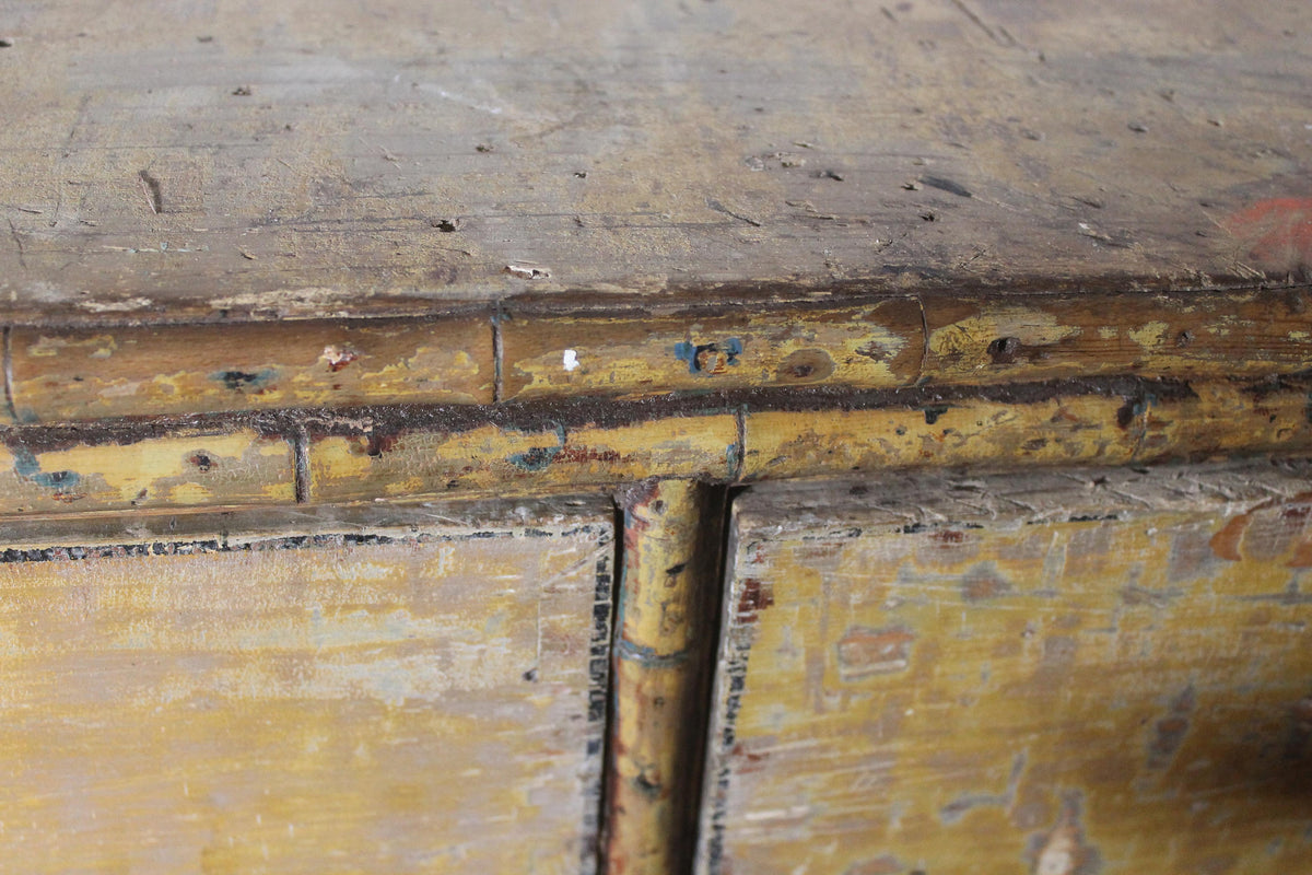 Regency faux bamboo chest of drawers