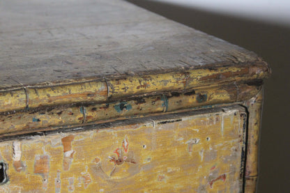 Regency faux bamboo chest of drawers