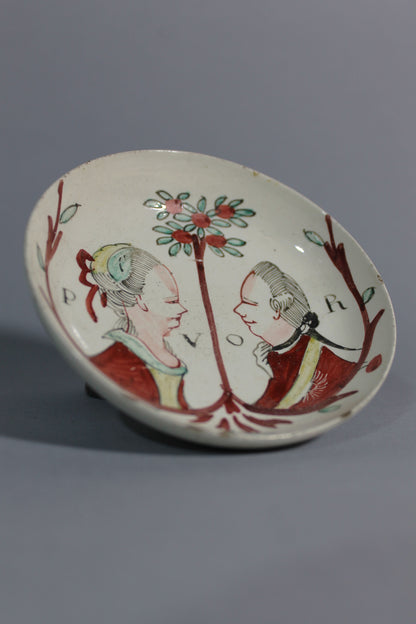 William of Orange commemorative creamware bowl c. 1770