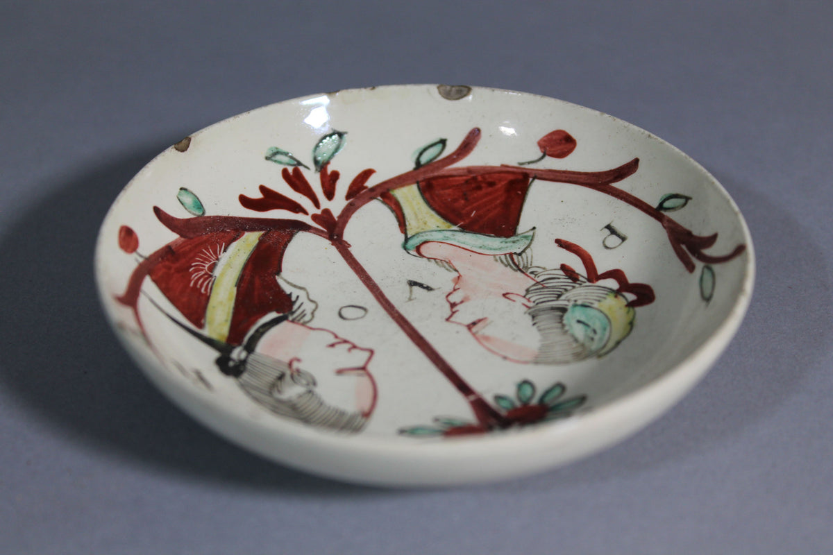 William of Orange commemorative creamware bowl c. 1770