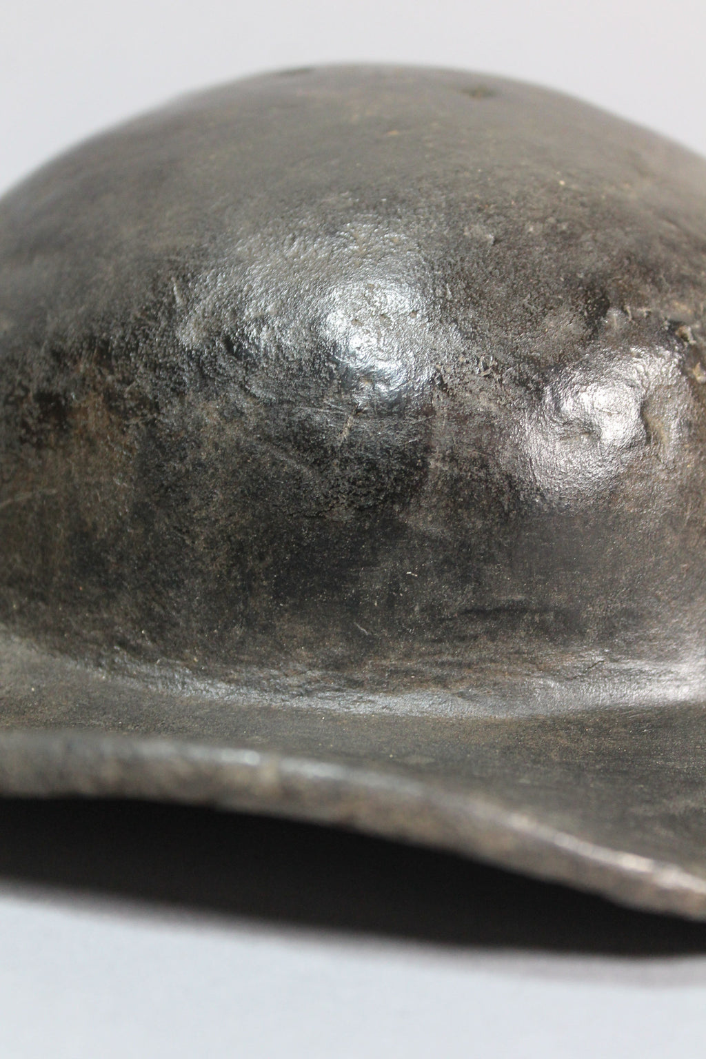 19th c leather costermonger's hat