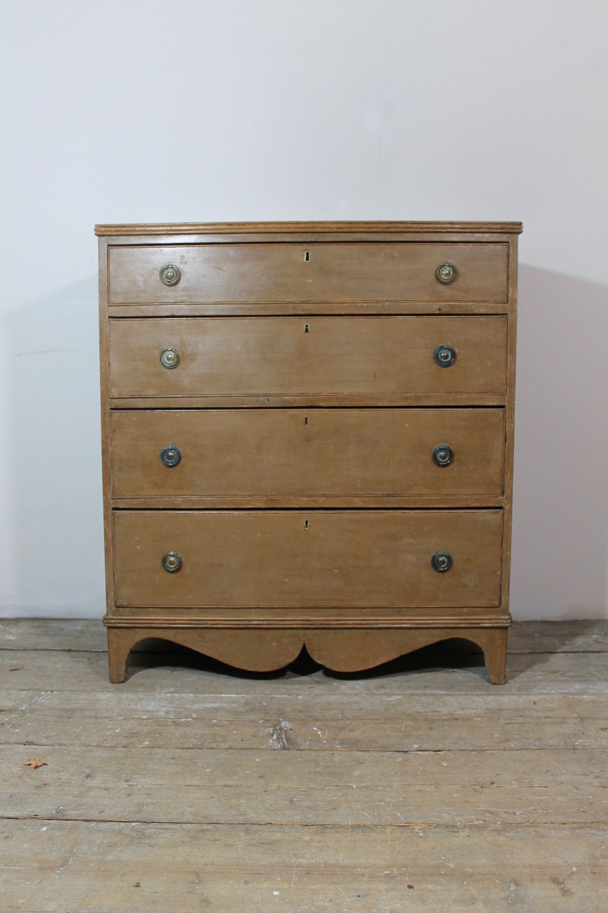 Derbyshire Regency chest of drawers in original paint