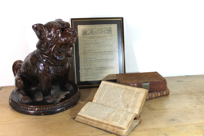 Late 18th century horse race card or handbill