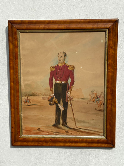 A good early 19th century portrait of a British military officer