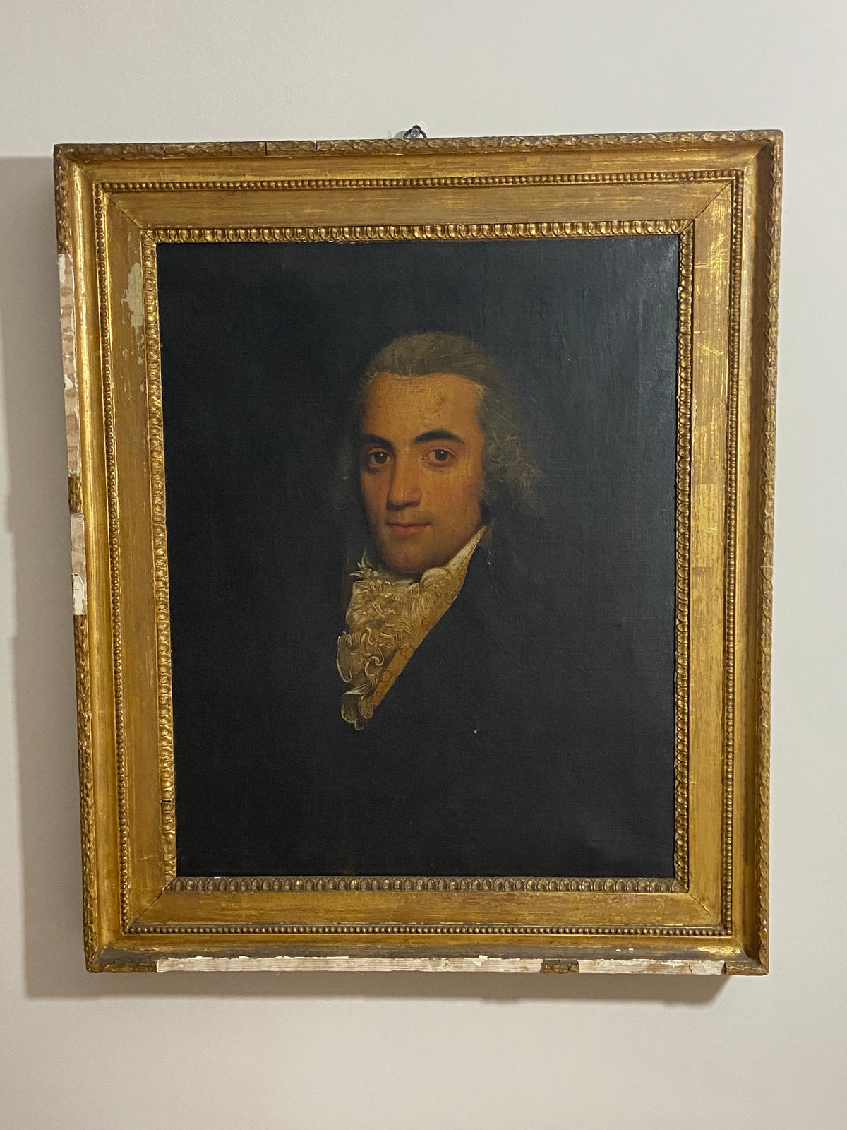 A very good late 18th century portrait of a gentleman c.1780
