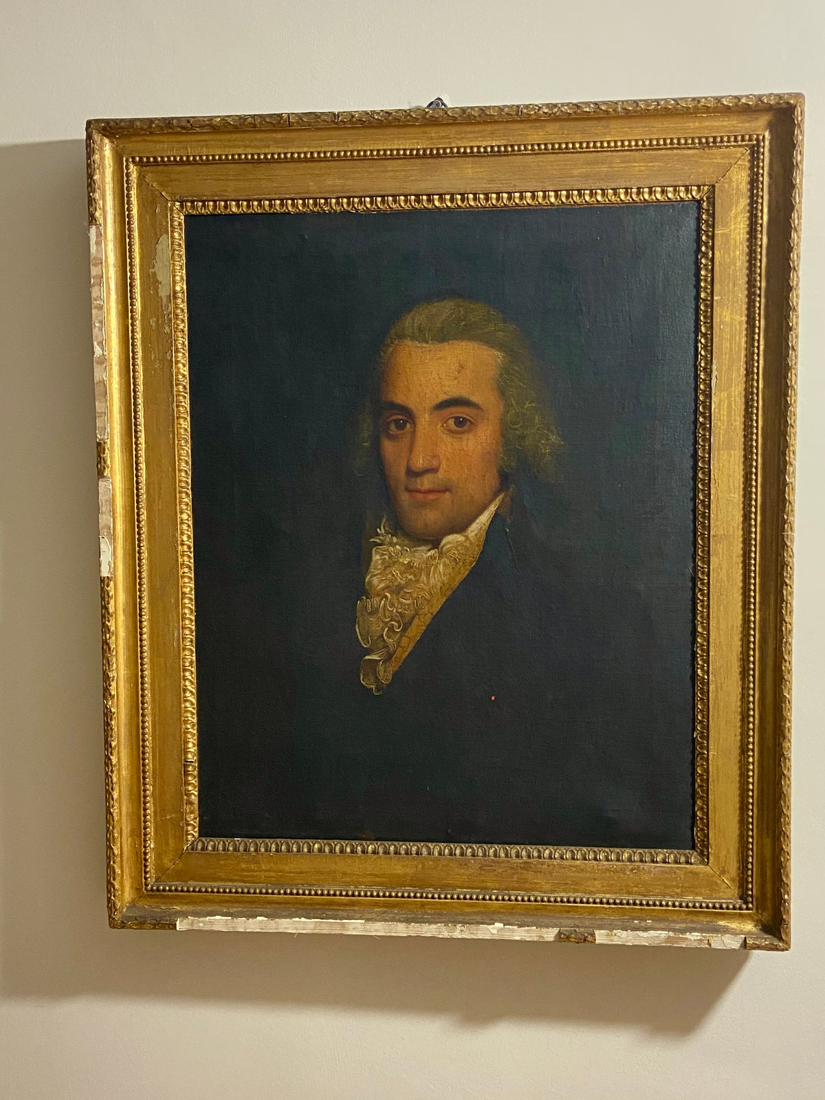 A very good late 18th century portrait of a gentleman c.1780