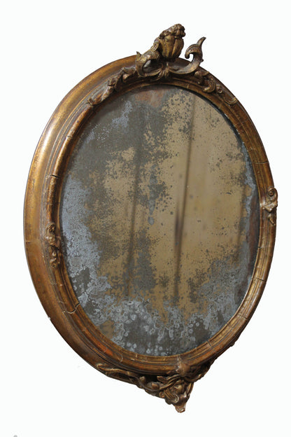 18th century giltwood and gesso mirror