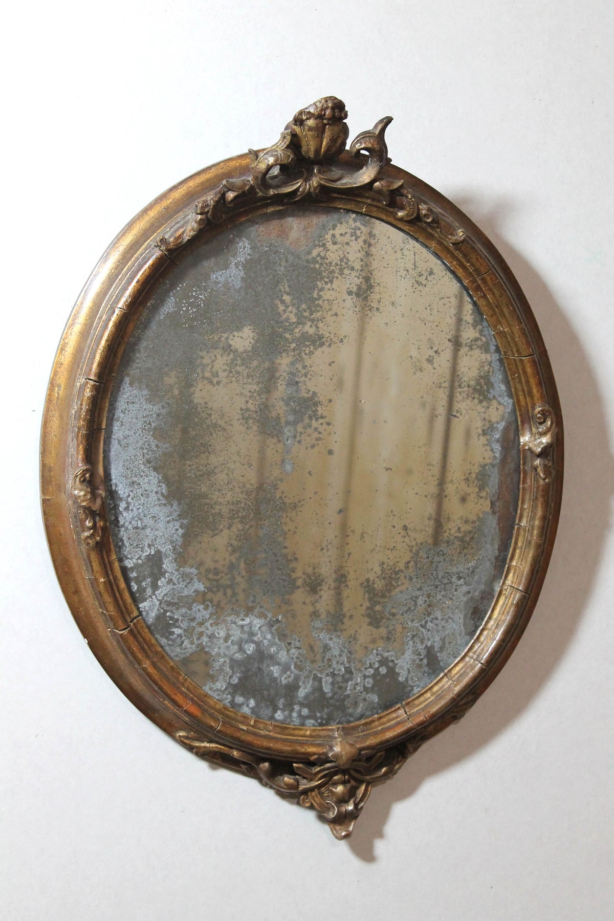 18th century giltwood and gesso mirror