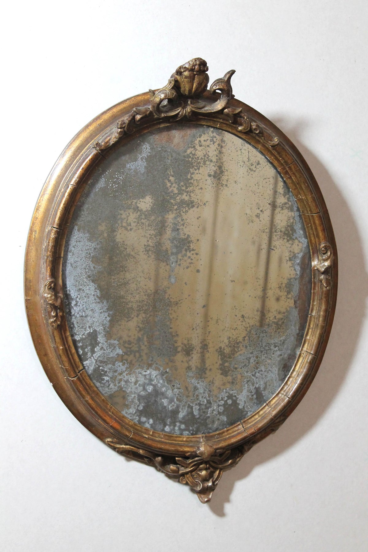 18th century giltwood and gesso mirror