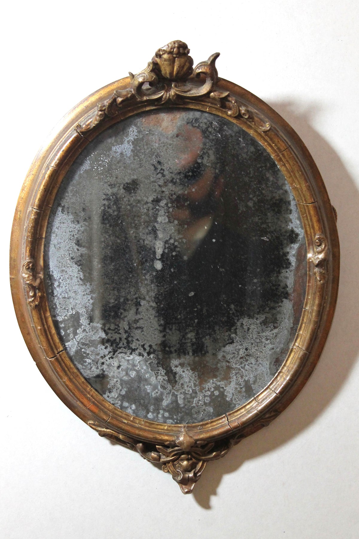 18th century giltwood and gesso mirror