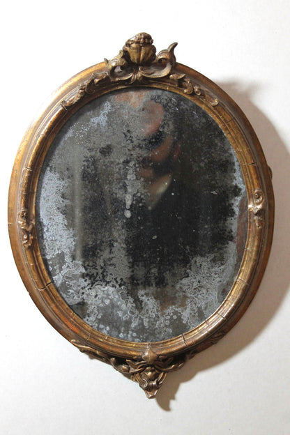 18th century giltwood and gesso mirror