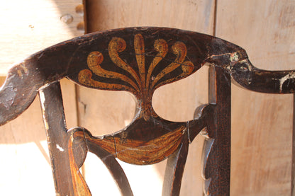 George III Sheraton design chair c. 1790