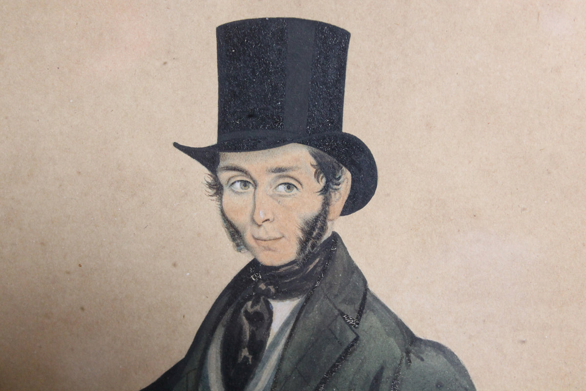 Seth Brown, Bath Pie Man, 1835 watercolour