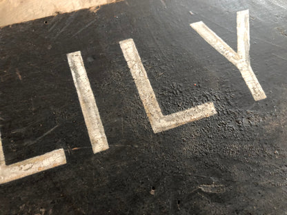Collection of early 20th century dairy herd name boards from a Flintshire dairy farm