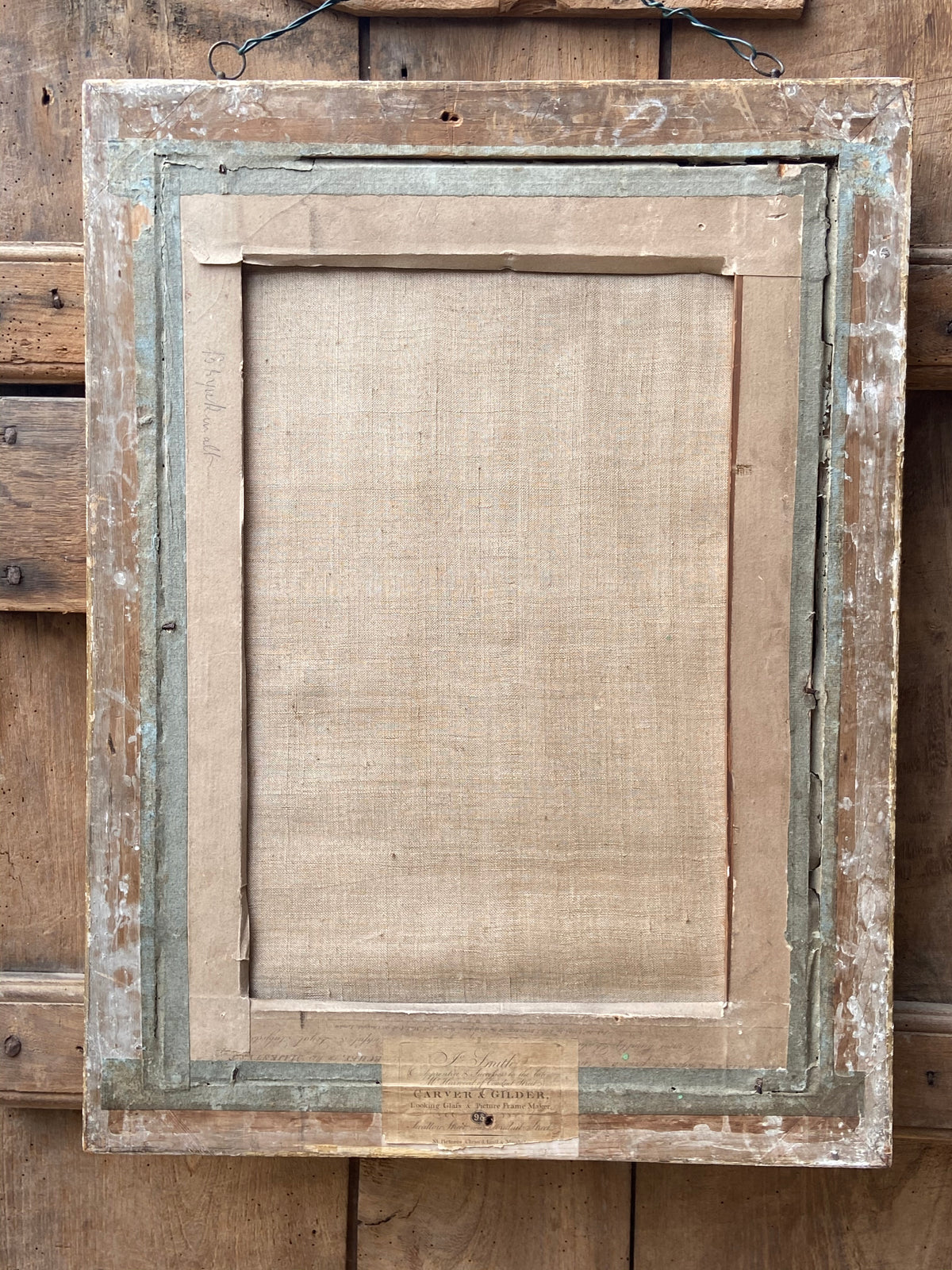 A large stipple and line engraving of King George III with original frame & glass