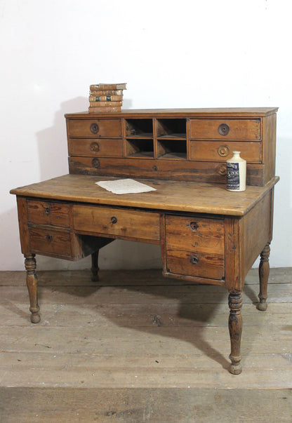 Mid 19th century French shop desk from an antiques dealer's shop