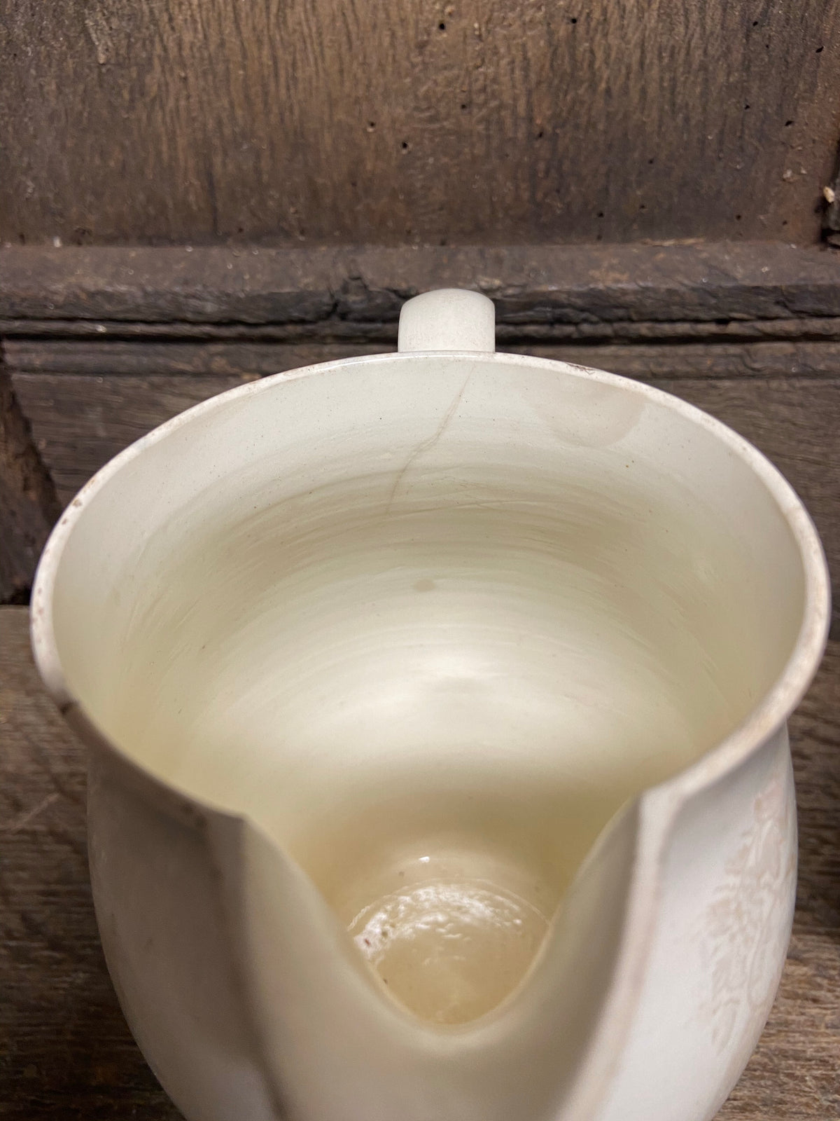 A George III creamware jug c. 1800.....Long live the King.......freedom to the slave