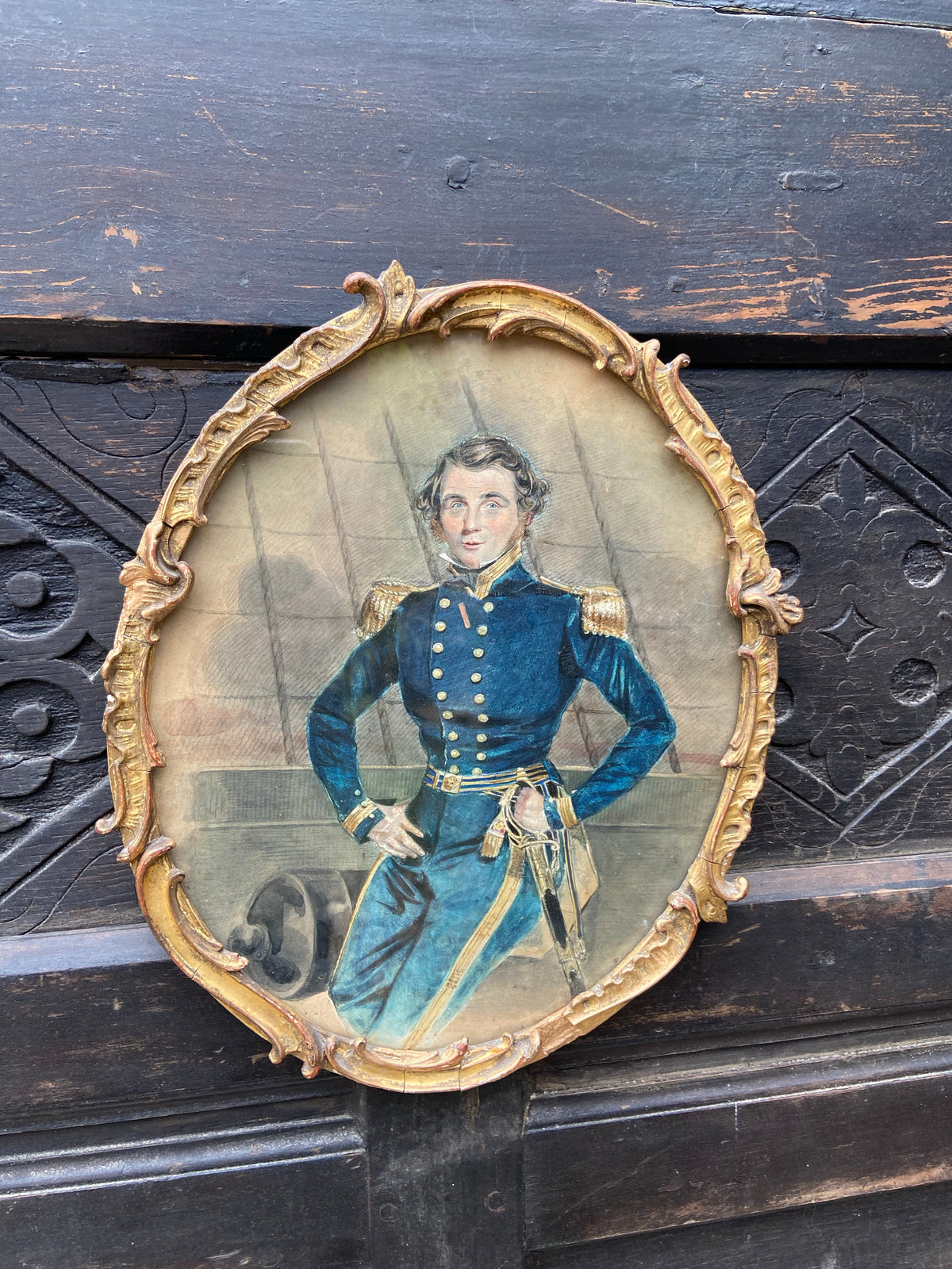 19th century portrait of a Royal Navy officer