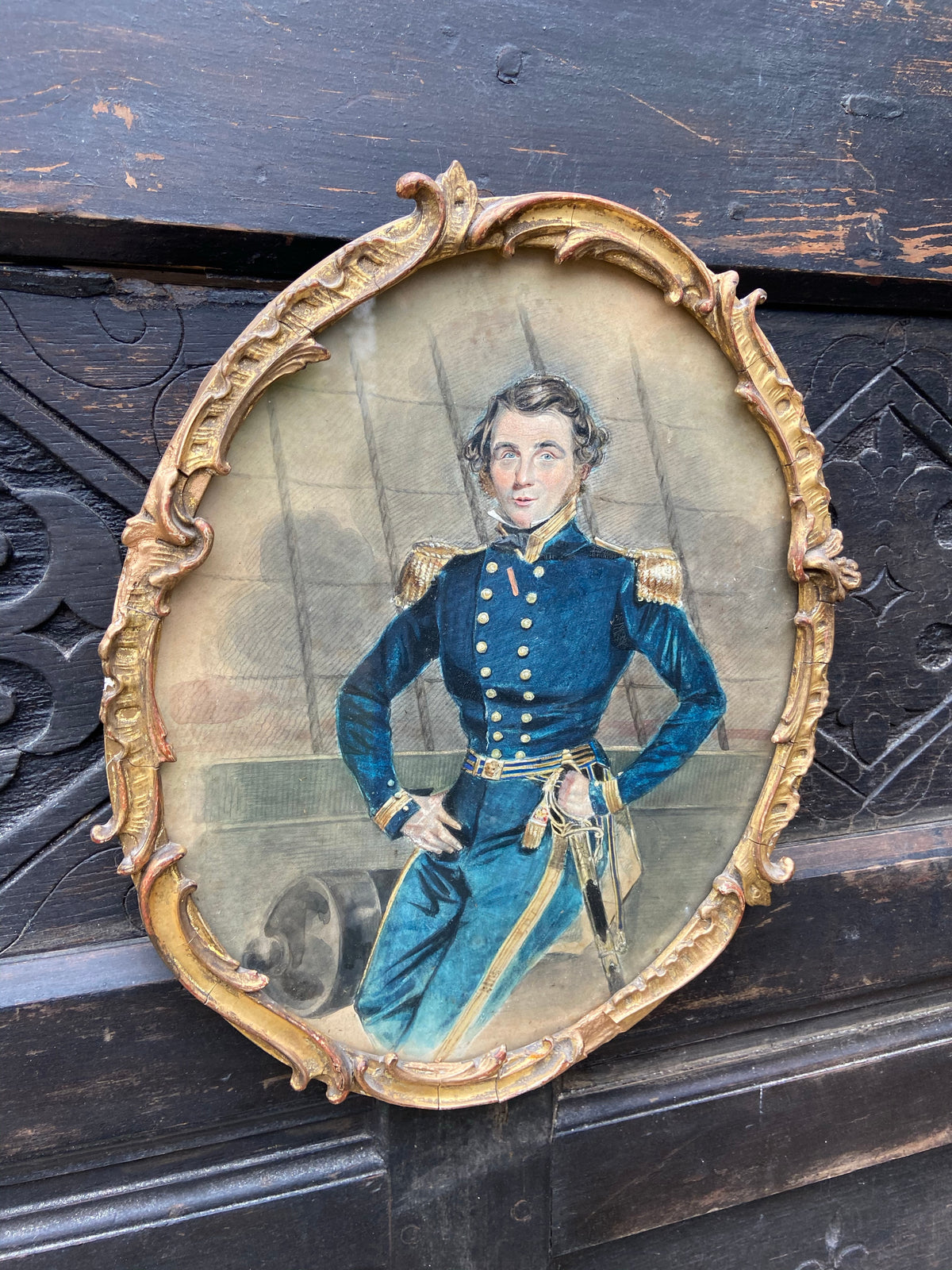 19th century portrait of a Royal Navy officer