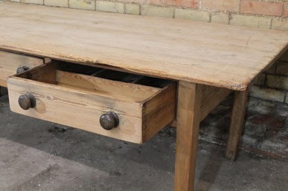 Large 19th century West Country preparation or kitchen table