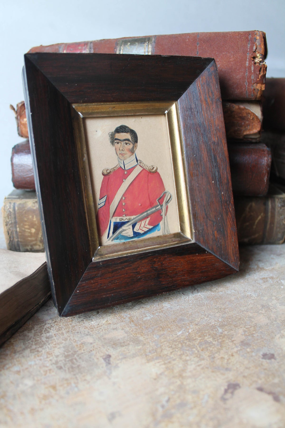 Miniature portrait of a British Army corporal c. 1820