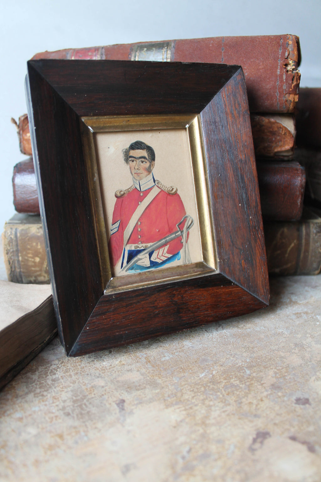 Miniature portrait of a British Army corporal c. 1820