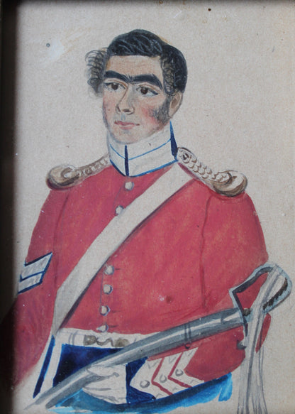 Miniature portrait of a British Army corporal c. 1820