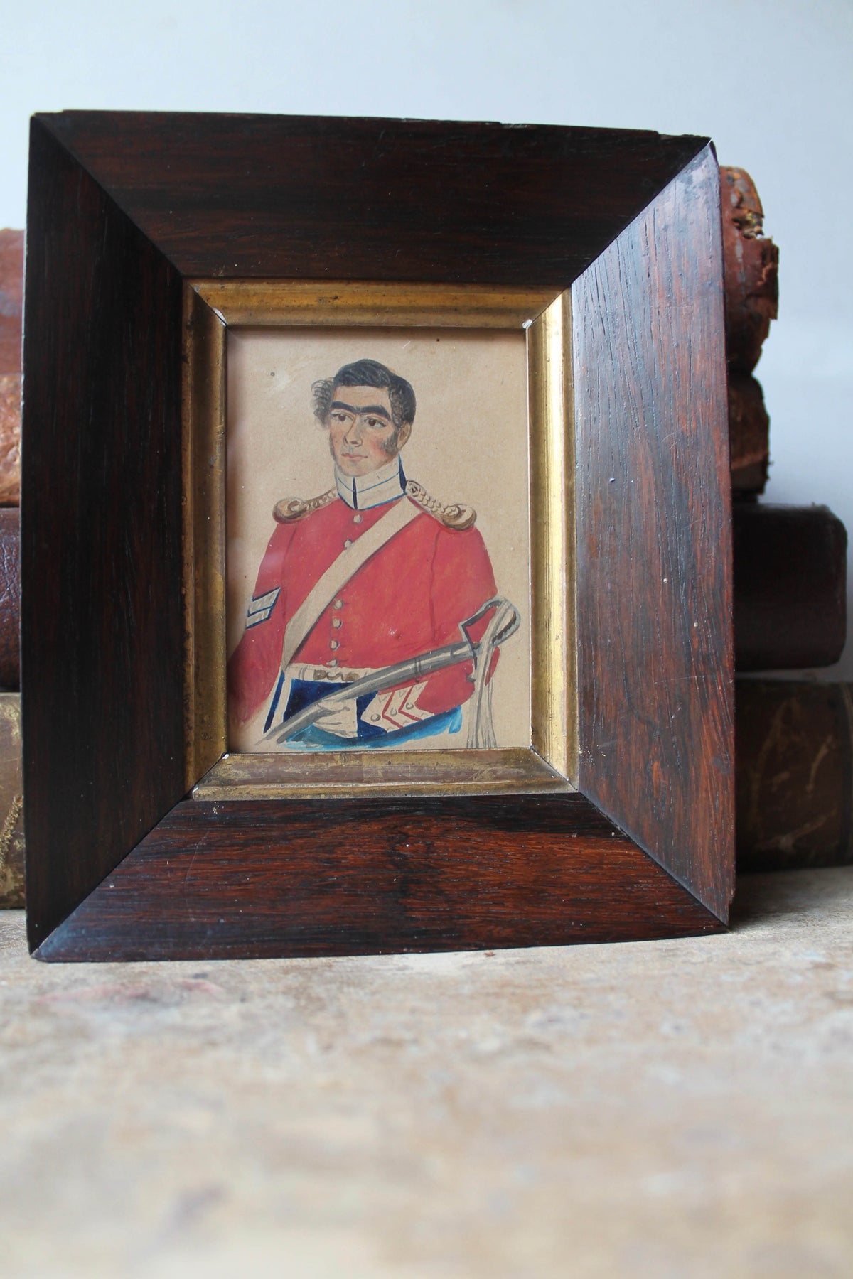Miniature portrait of a British Army corporal c. 1820