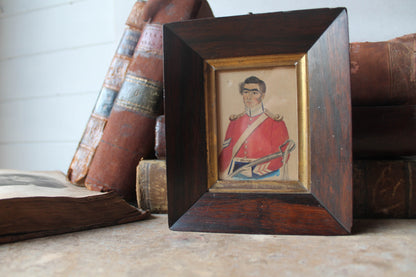 Miniature portrait of a British Army corporal c. 1820