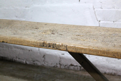 Late 18th century French sycamore bench