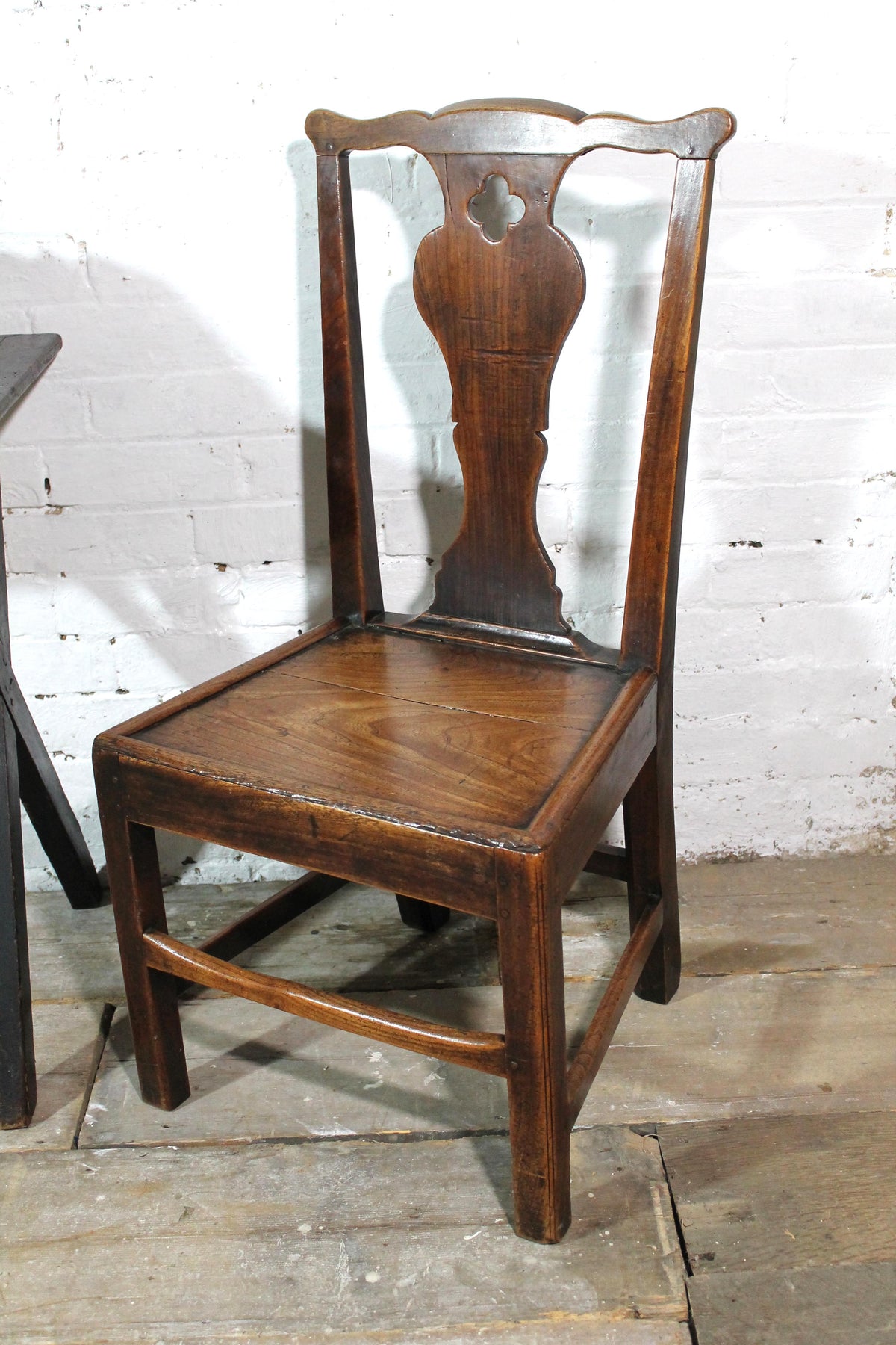 A good pair of George III side chairs of excellent colour