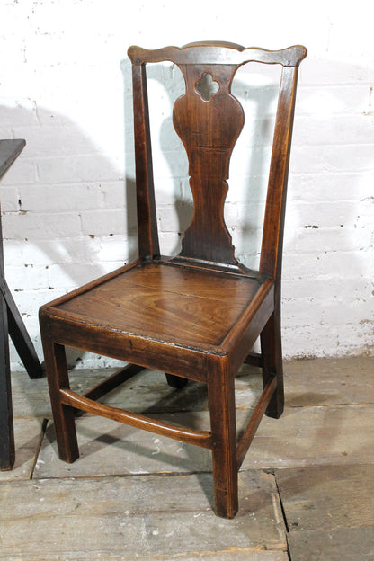 A good pair of George III side chairs of excellent colour