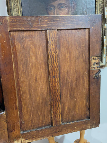A delightful 19th century Welsh spice cabinet in the original finish