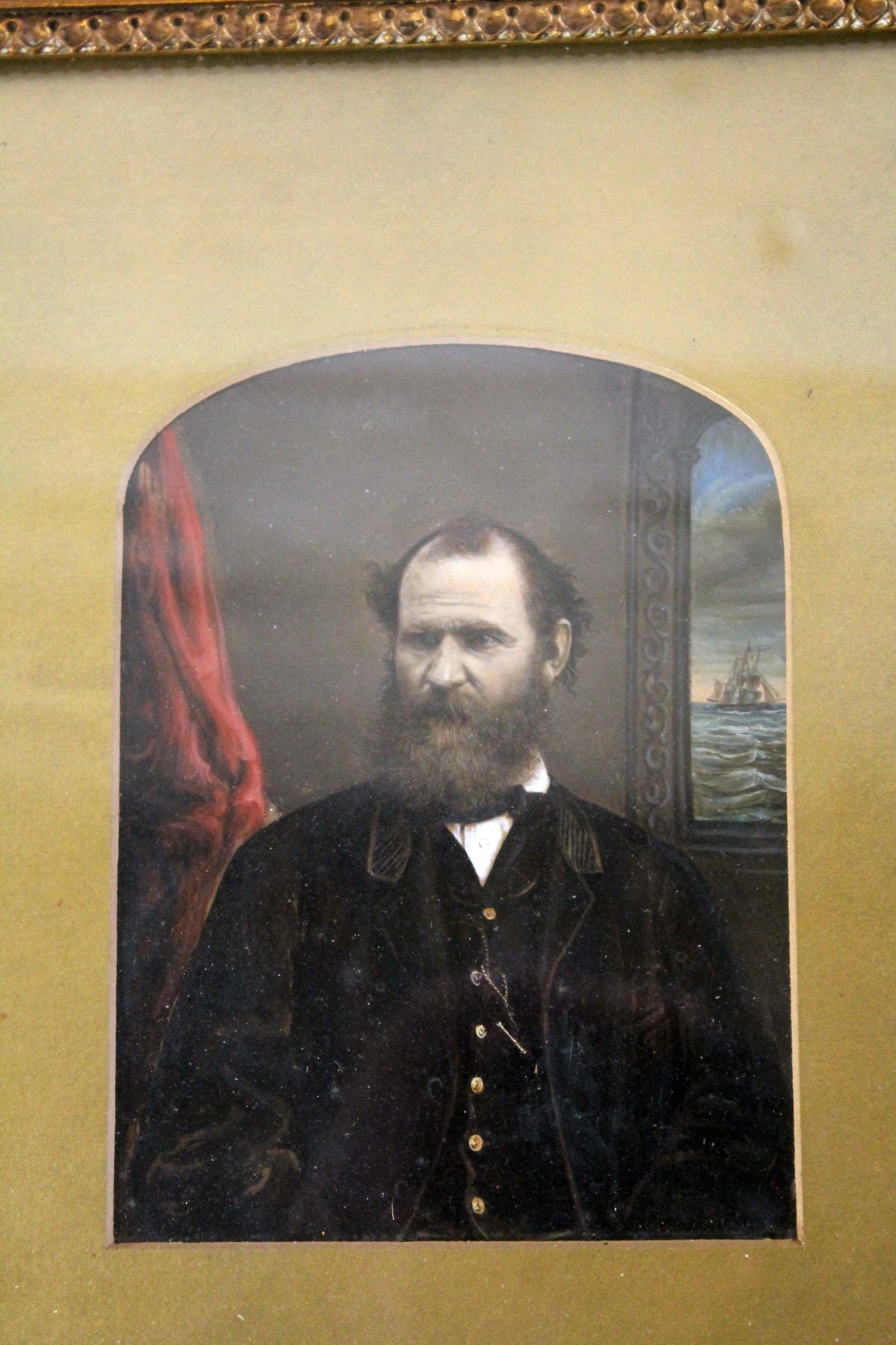 A  portrait miniature of a Scottish ship's captain