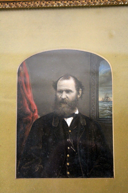 A  portrait miniature of a Scottish ship's captain