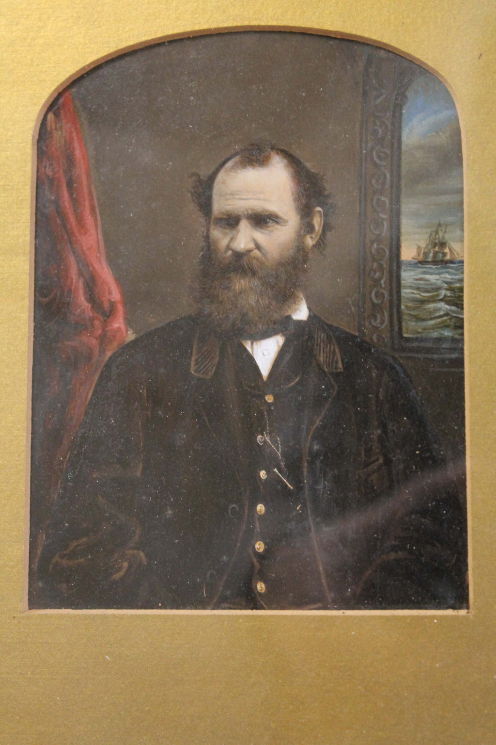A  portrait miniature of a Scottish ship's captain