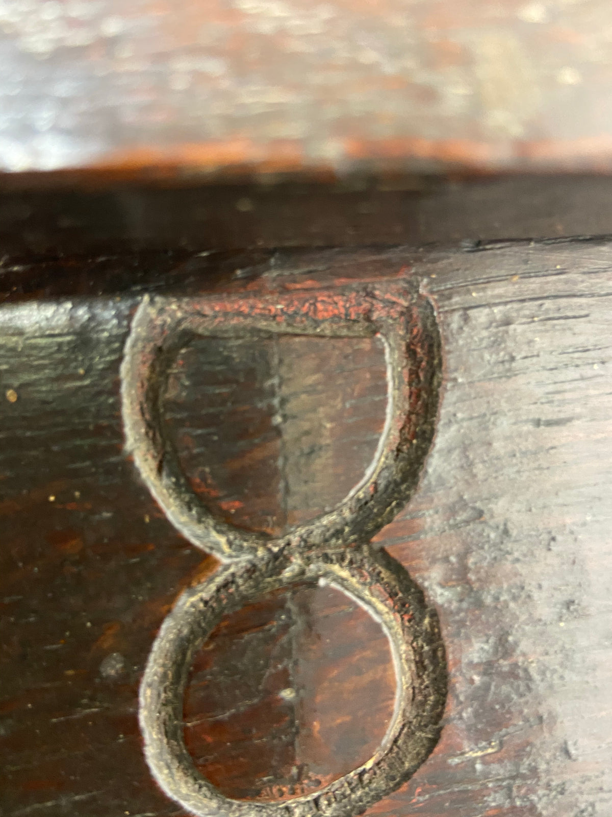 A 17th century Ottery St. Mary, Exeter joined oak chest highly likely from the same workshop in which Thomas Dennis apprenticed, 1687