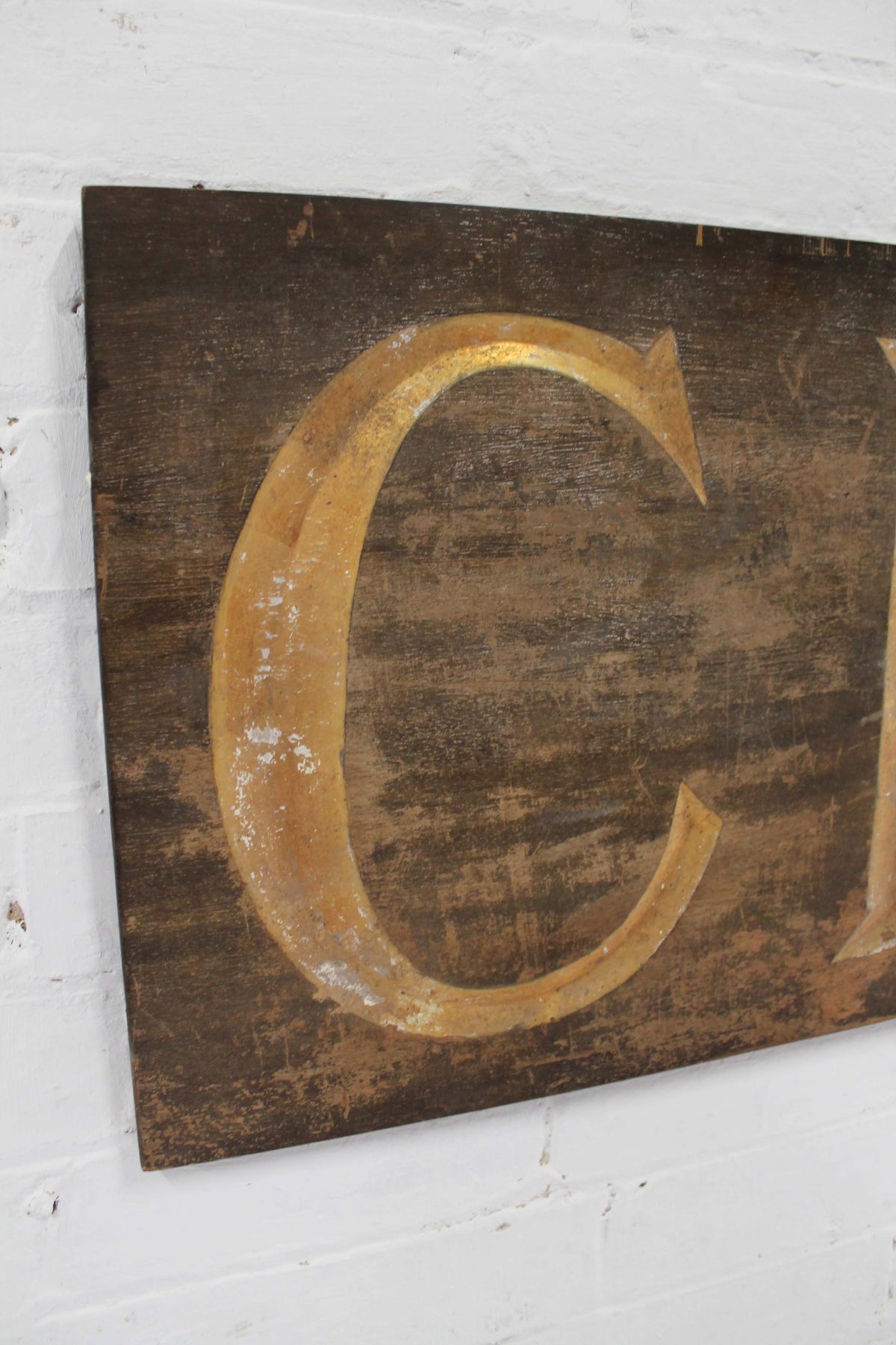 Large 19th c shop sign "CIRCA"