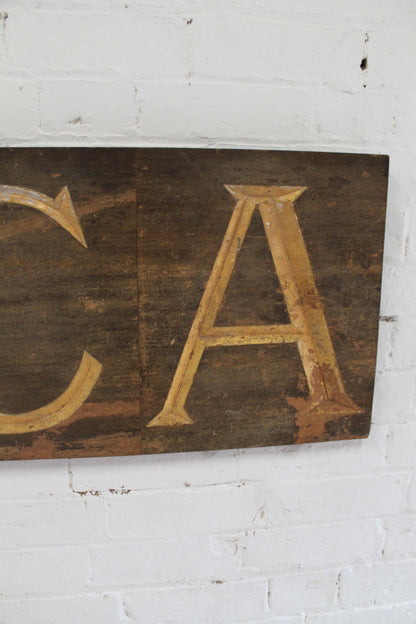 Large 19th c shop sign "CIRCA"